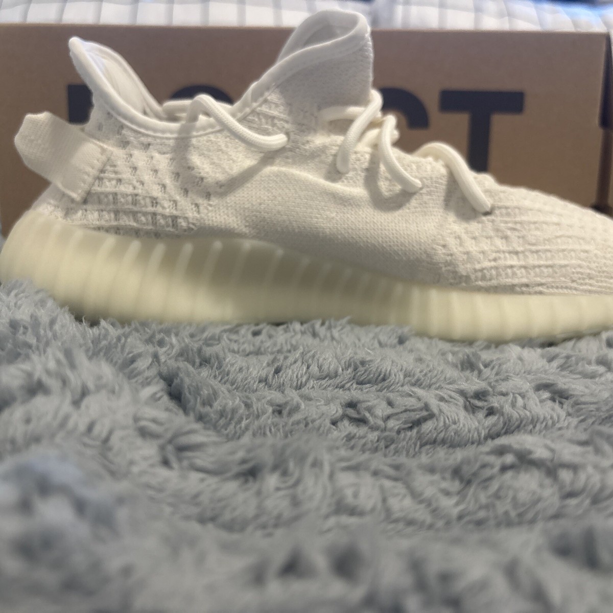 Size 8M/9.5W - adidas Yeezy Boost 350 V2 Bone HQ6316 | eBay