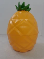 Bonkers 9.5" Plastic Pineapple Shaped EMPTY Storage Container 6.5" Wide Egg 525