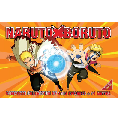 Naruto & Naruto Shippuden + Boruto Complete Collector Boxset DVD [English Dub]