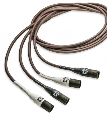 Analysis Plus Chocolate Oval-In/in-wall CL3 w/XLR Interconnect Cables 0.5 meter