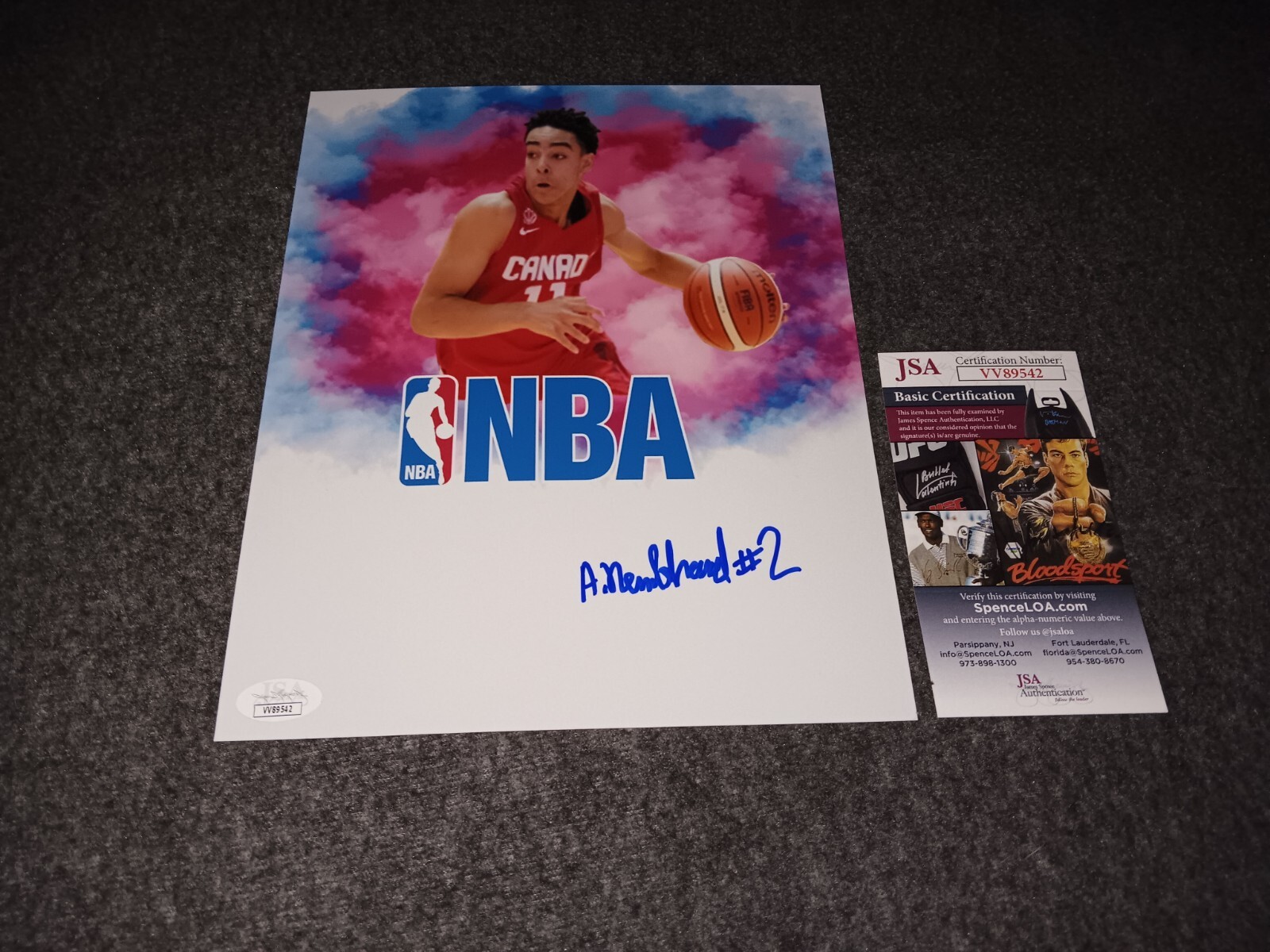 andrew nembhard Autographed Signed Gonzaga Bulldogs 8x10 Jsa Indiana pacers 