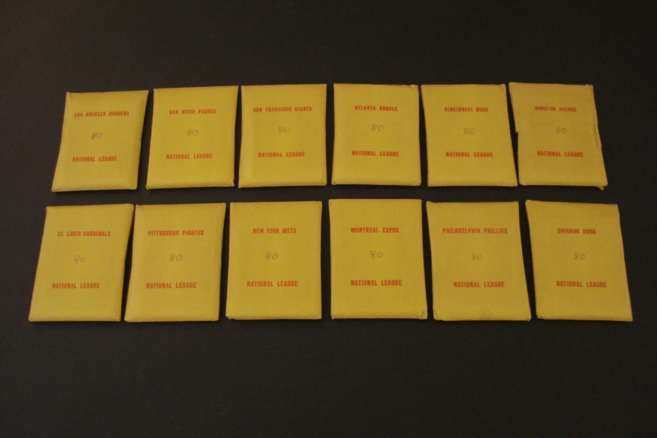 1980 APBA Baseball Game Season Cards - Original Issue with Extra Players - Image 2 of 4