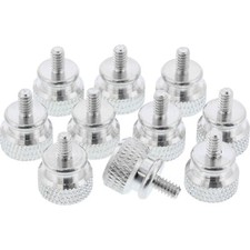 InLine&reg; R&auml;ndelschrauben f&uuml;r Geh&auml;use, Alu, silber, 10er Pack