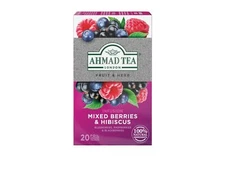 Ahmad Tea Herbal Tea Mixed Berries & Hibiscus Teabags 20 ct Pack of 1 -