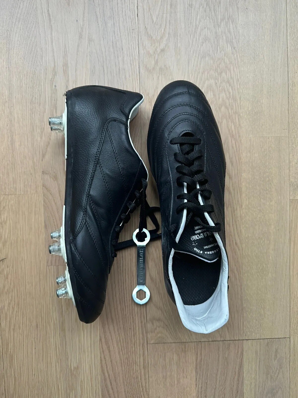 PANTOFOLA D’ORO pantofola d'oro SQUADRA VITELLO NERO UK 9