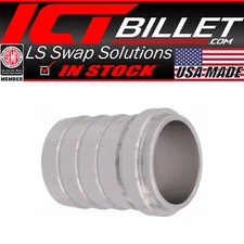 ICT Billet 1.25" Aluminum Weld Barb - Weldable Fitting Nipple 1-1/4" Hose