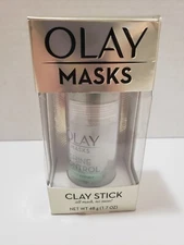 Olay Masks Clay Stick "Shine Control" Tea Tree Extract ( 1.7 OZ ) New in Box 