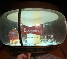 Budweiser Vintage World Champion Clydesdale Hanging Carousel Light