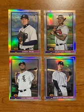 2021 Bowman Chrome '91 Bowman Refractors 4 Card Lot - Luis Robert, Casey Mize