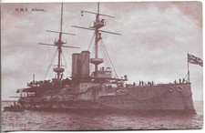 H.M.S.  ALBION  CANOPUS CLASS BATTLESHIP