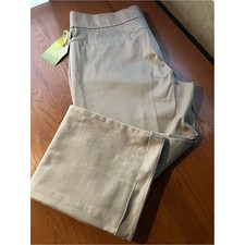 Women's Lee size 16 Natural Fit Pull On Barely Boot Tan Pants NEW