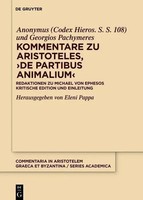 Georgios Anonymus/Pachymeres | Kommentare Zu Aristoteles, De Partibus Animalium