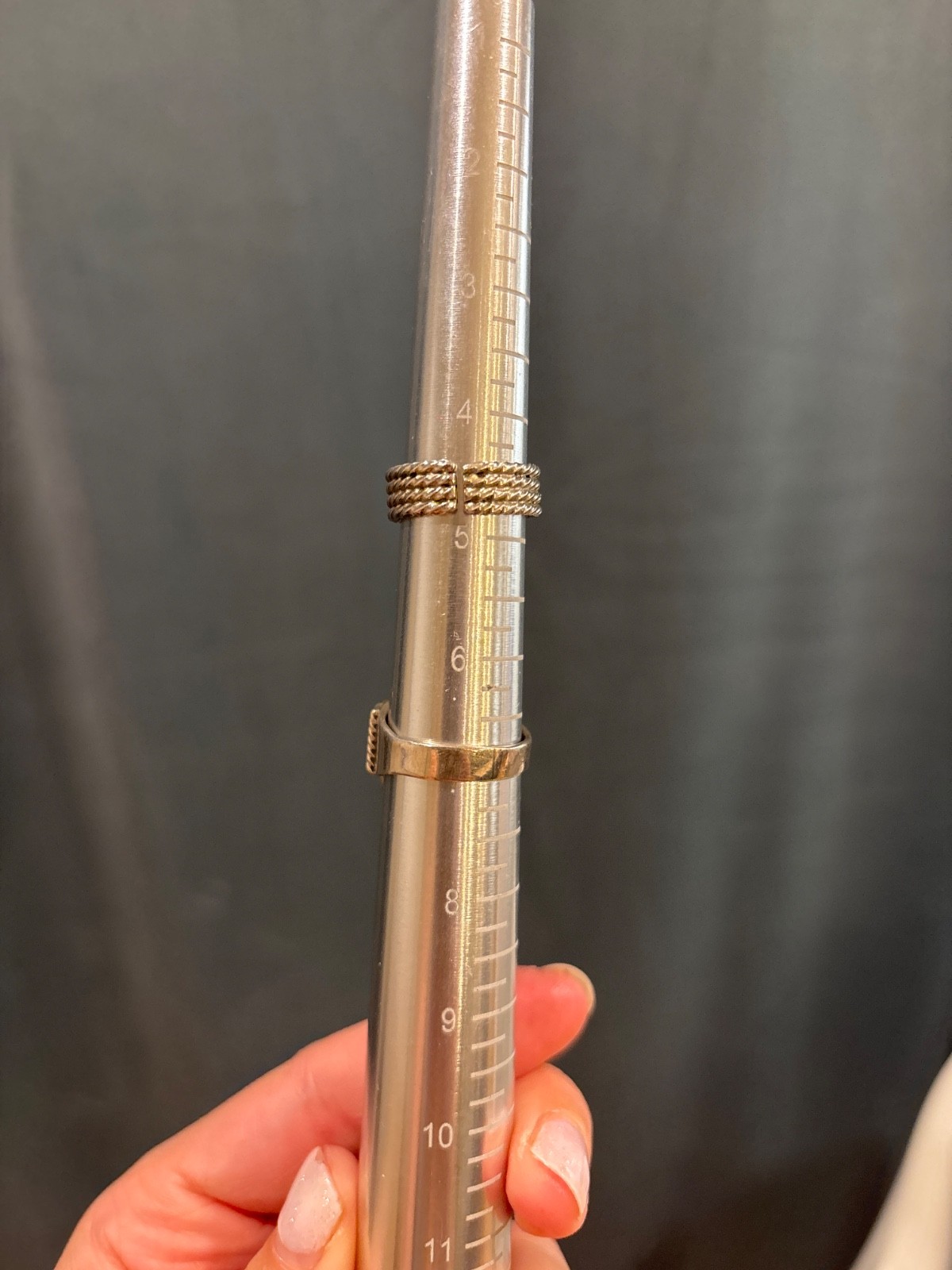 Running Bear Sterling Silver Double Ring – Amethy… - image 2