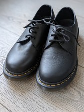 Dr. Martens 1461 Virginia Leather Oxford Shoes Black Women  s Size 9 Unisex 