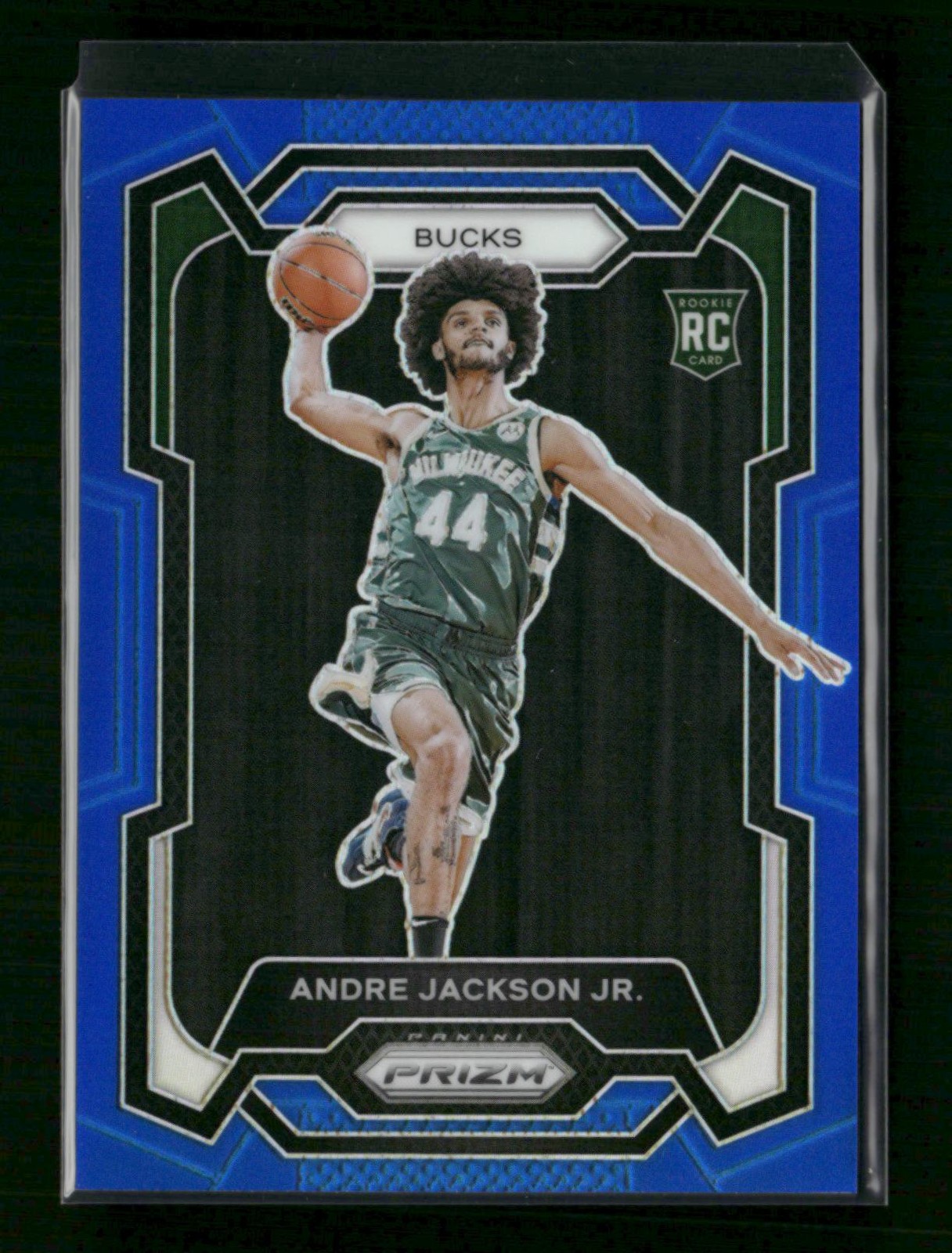 2023-24 Panini Prizm #131 Andre Jackson Jr. Prizms Blue #/199