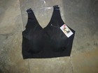 NEW Hanes Signature Invisible Embrace no-Wire Bra lounging/sleeping 3XL Black — photo 2