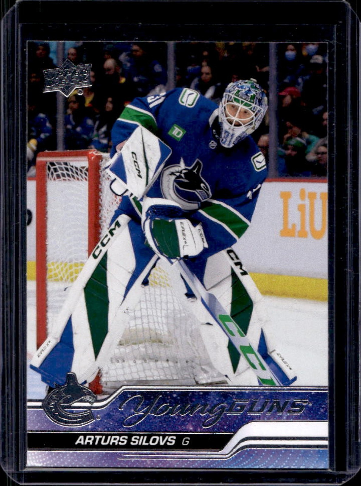 2023-24 Upper Deck Arturs Silovs Rookie RC Young Guns #485 Canucks