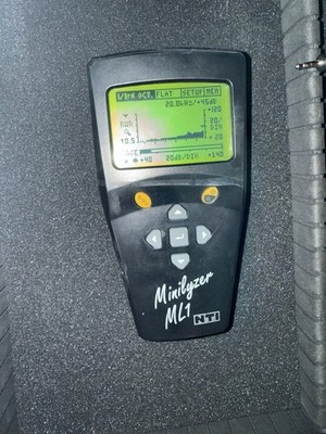 NTI Audio Acoustics Measure Test Meter Minilyzer ML1 & Mini SPL Microphone Set