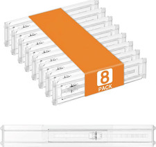 Acrylic Drawer Dividers for Clothes, Adjustable 11–20.8 Inch Expandable Deep Dre