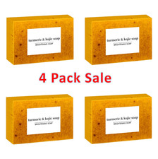4 Bars Original Turmeric And Kojic Acid Skin Lightening Soap Face Body Soap Net