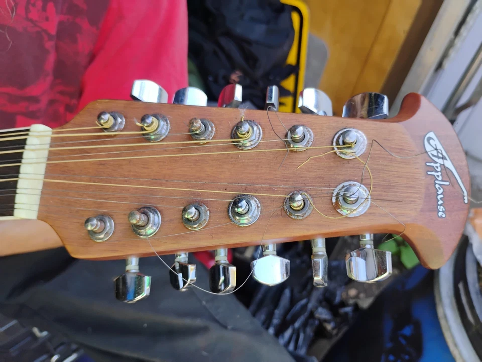 Ovation Applause AE-35 12 String Acoustic Electric Guitar with Case - Image 3 of 4