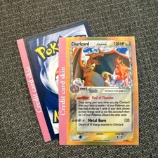 Charizard Pokémon Debit Credit Card Skin - Small Chip - Matte