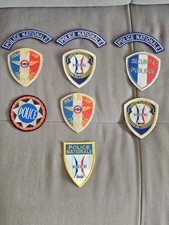 Lot 10 Patch Police écussons brodés divers