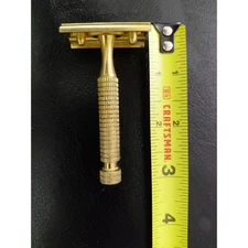 Vintage STAR Double Edge Safety Razor 3 Piece Bronze