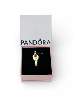New 100% Authentic PANDORA 14k Gold Pl NO DUPLICATES Key Dangle