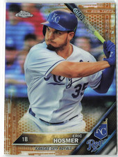 2016 Topps Chrome Eric Hosmer Gold Refractor 42/50 #69 /50 Royals