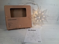 Ikea Glansa Diamant-Acrylic Star-Christmas Decoration/Pendant- 2007-Ola Wihlborg