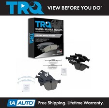 TRQ Posi Ceramic Disc Brake Pad Front & Rear Kit for BMW 5 6 7 Series New