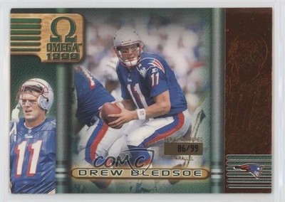 1999 Pacific Omega Copper 86/99 Drew Bledsoe #138 0d0o