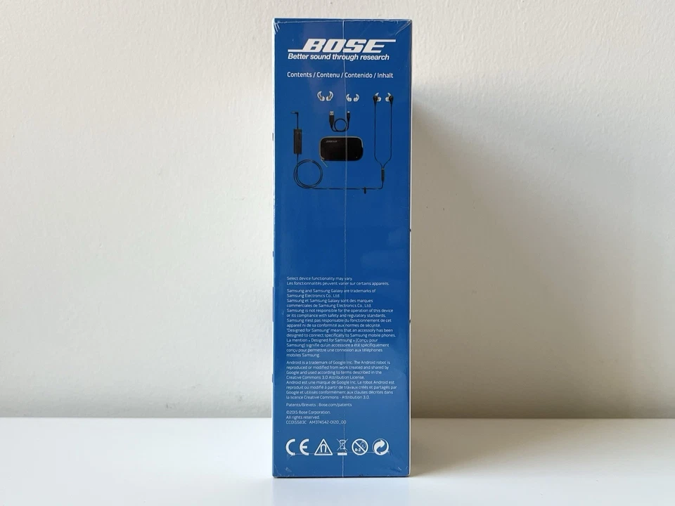 Bose QuietComfort 20 QC20 Headphones Black Noise Cancel Samsung Android SEALED - Image 4 of 4
