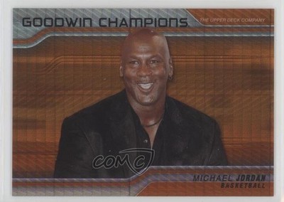 2023 Goodwin Champions Platinum Horizontal Orange Prism Michael Jordan HOF 0c3