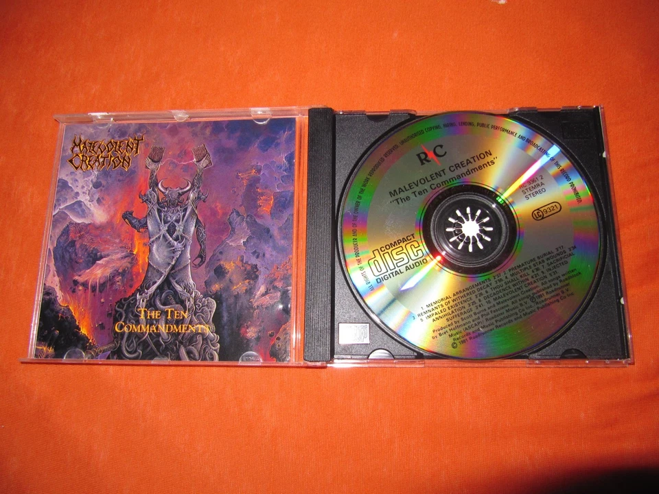 MALEVOLENT CREATION-TEN COMMANDMENTS CD Demolition Hammer Suffocation Gorguts