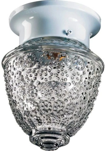 Quorum International Q3305-6 1 Light Flushmount Ceiling Fixture - White - Picture 1 of 2