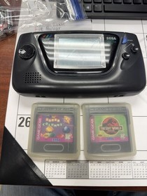 Sega Game Gear Console W/2 Games & Case