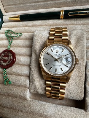 Rolex Day-Date Ref. 18238 Sammler Fullset - nahe NOS/MINT aus 1999