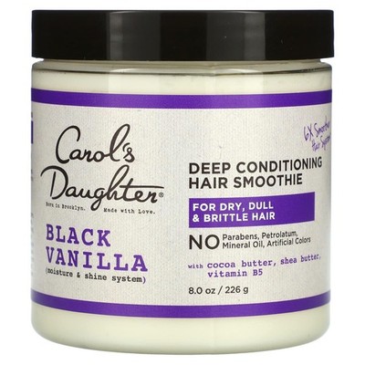 Carol's Daughter Smoothie Black Vanilla Deep Conditioning Hair Smoothie 8 oz NEW