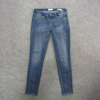 Jessica Simpson Jeans Womens 29 Blue Kiss Me Super Skinny Stretch Denim Classic