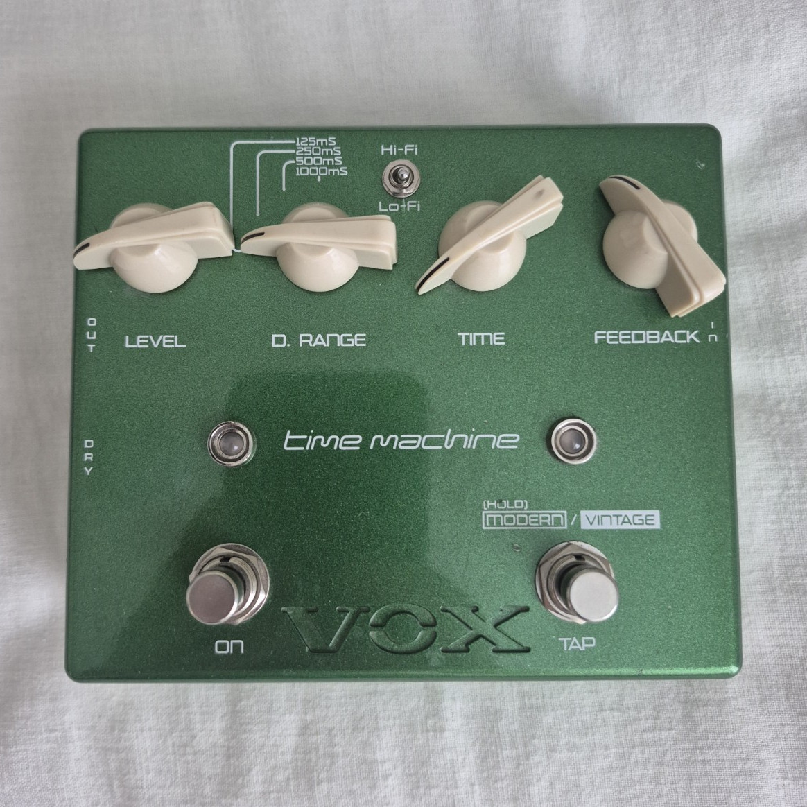 VOX Time Machine Delay JS-DL Digital Delay Pedal w /  Tap Tempo