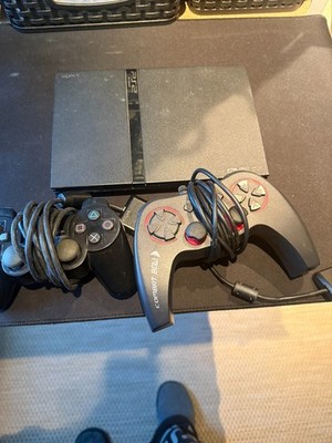 Sony PS2 Slim Konsole + Original DualShock 2 + Zusatz-Controller