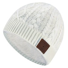 Wireless Music Beanie Headphone hat Women Winter Warm Knit Hats Cap Music Bea...