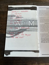 Sega Saturn Instruction Manual Lot of 3 Tempest 2000, Amok, Defcon 5 Regi Card