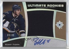 2015 Ultimate Collection Spectrum Silver Jersey 9/49 Robby Fabbri #111 Auto z3c