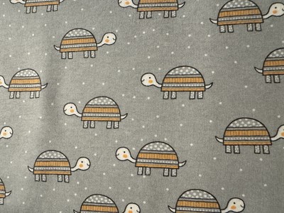 super snuggle flannel fabric- 8 Yard Lot -turtles