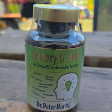 Dr. Peter Hartig Memory G 400 Kapseln mit Ginkgo & Vitamin B5 120 Stk 60 g
