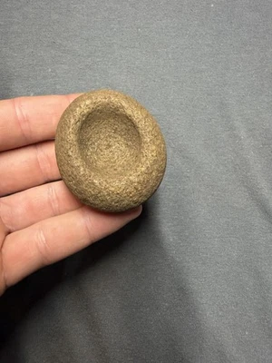 Indian Artifacts Medicine Bowl Paint Bowl Arrowheads - Image 1 of 4
