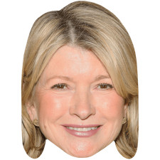 Martha Stewart (Smile) Celebrity Mask, Flat Card Face, Fancy Dress Mask